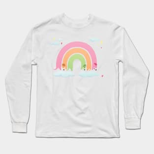 Rainbow Dachshund Long Sleeve T-Shirt